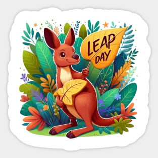 Leap Day. Leapling Sticker